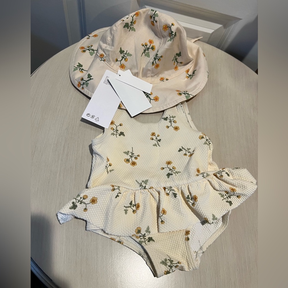 H&M Matching Swim Set - Floral Ruffle